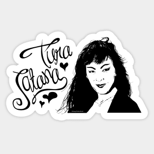 I Love Tura w/black hearts Sticker